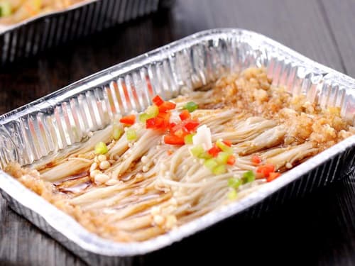 鄂温克锡纸烤金针菇